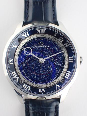 シチズン カンパノラ コスモサイン星座盤 ブルー文字盤 クオーツ メンズ A01030-09L(4394-T025731)