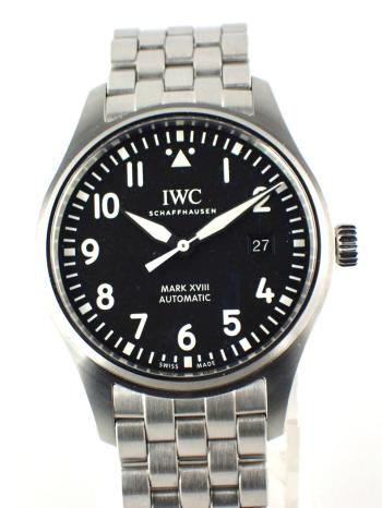 IWC パイロットウォッチ マーク18 ブラック文字盤IW327015