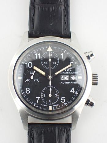 IWC パイロットウォッチ フリーガー クロノ デイデイト ブラック文字盤 IW3706-003