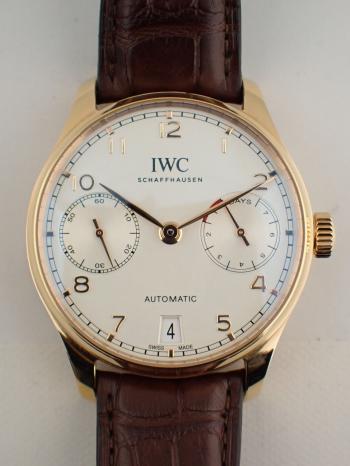 IWC ポルトギーゼ オートマチック 18Kレッドゴールド アリゲーターストラップ IW500701