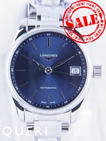 ロンジンマスターコレクション25mm青文字盤ペアウォッチレディースL21284926