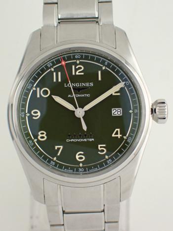 ロンジン スピリット グリーンマット 40mm L3.810.4.03.6