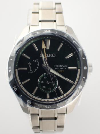 セイコー プレサージュ GMT シャープエッジドシリーズSARF003(6R64-00C0)